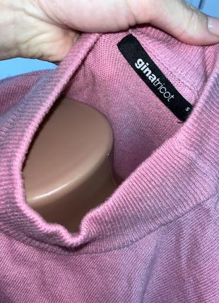 Красивые стильные нежный мягкий розовый свитер3 фото