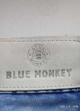 (183) отличные брендовые зауженные джинсы blue monkey германия / размер w:30/l:32
