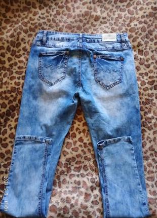 (183) отличные брендовые зауженные джинсы blue monkey германия / размер w:30/l:32