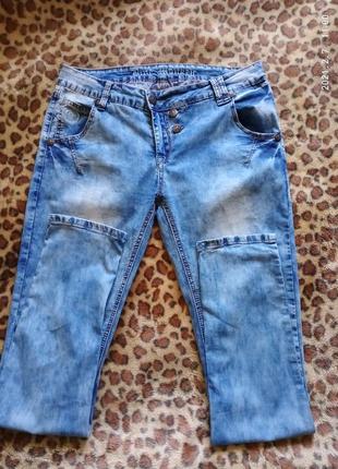 (183) отличные брендовые зауженные джинсы blue monkey германия / размер w:30/l:32