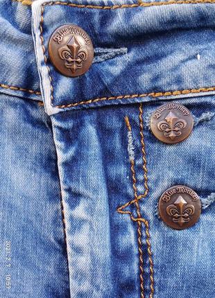 (183) отличные брендовые зауженные джинсы blue monkey германия / размер w:30/l:32