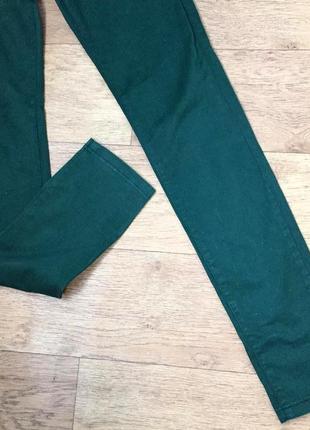 Зелёные женские штаны (с-м)4 фото