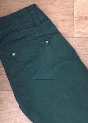 Зелёные женские штаны (с-м)5 фото