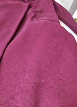 Пальто бордовое осень длинное весна женское женское размер м2 фото