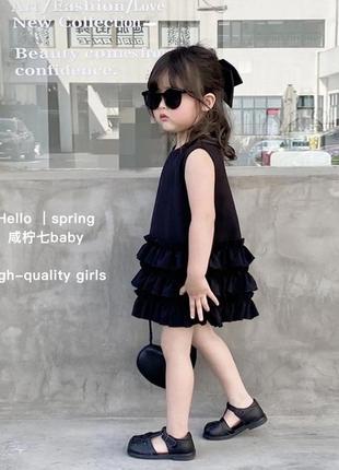 Стильное платье для девочки школьное платье