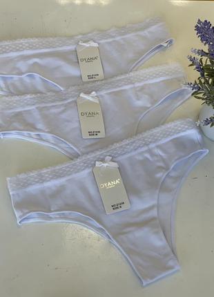 Коттоновые трусики /трусики белые