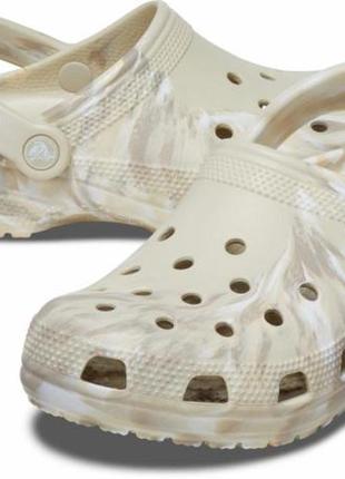 Сабо крокс crocs classic marbled, m10, м11, м12, м13, м14