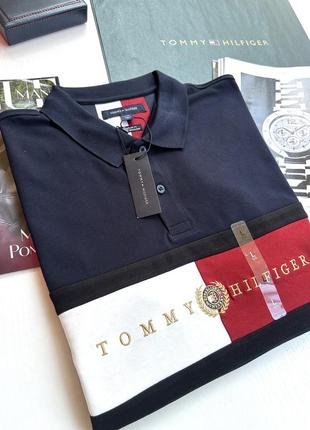 Поло, футболка чоловіча tommy hilfiger  поло, футболка мужская томми хилфигер  оригінал3 фото