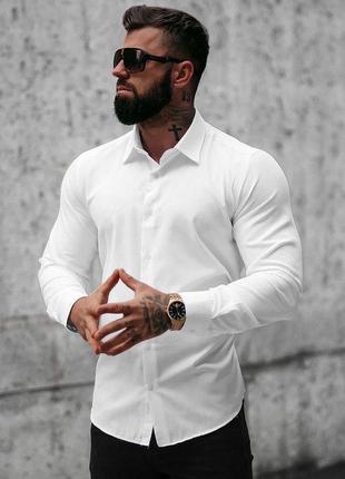 Классическая белая рубашка