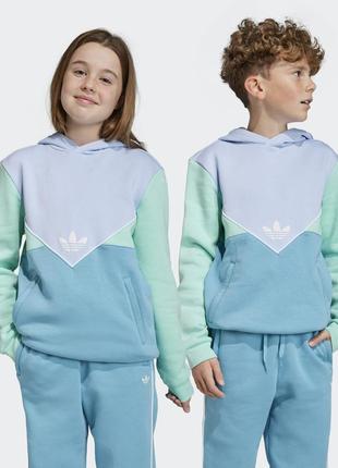 Худи adidas 6-7 лет на флисе оригинал для мальчика, для девочки3 фото