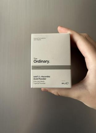 The ordinary - 100% l-ascorbic acid powder - витамин с в порошке - 20g2 фото