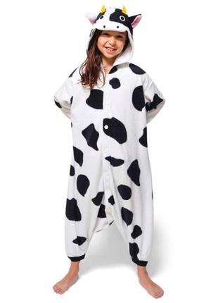 Корова коровка кигуруми слип пижама велсофт1 фото