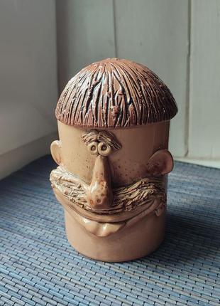 Веселая заварочная чашка, заварник, керамика hand made2 фото