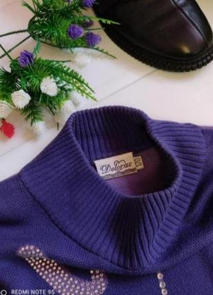 Гольф свитерок джемпер со стразами3 фото