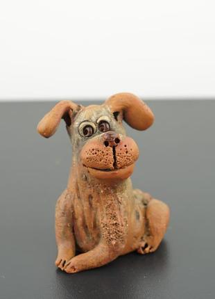 Cобака фигурка керамическая dog figurine ceramic1 фото