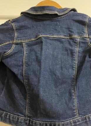Джинсова куртка для дівчинки, джинсовка3 фото