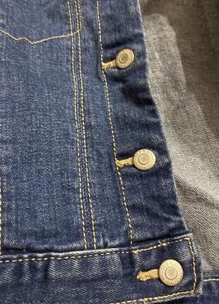Джинсова куртка для дівчинки, джинсовка4 фото
