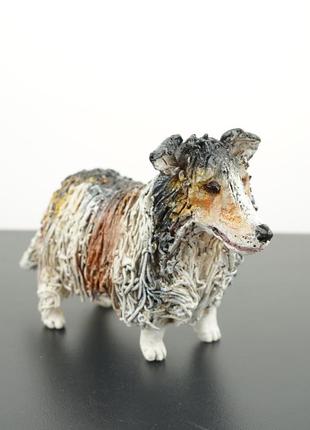 Статуетка у вигляді собаки породи шелті  figurine  dog