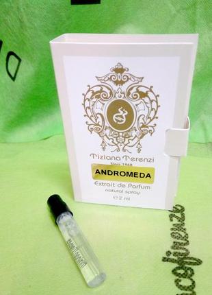 Andromeda tiziana terenzi💥original mini vial spray 2 мл книжка мініатюра пробник5 фото