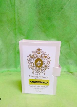 Andromeda tiziana terenzi💥original mini vial spray 2 мл книжка мініатюра пробник10 фото