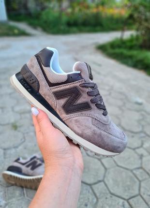 Замшеві кросівки new balance-574