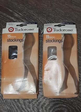 Набір з двух пар панчіх від tudorose stockings 15 ден