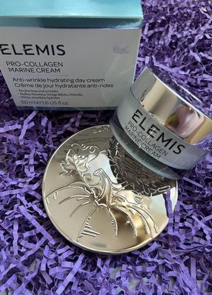 Бестселлер! антивозрастной омолаживающий крем для лица elemis pro-collagen marine cream, 50 мл5 фото