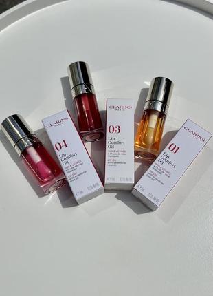 Clarins lip comfort oil3 фото