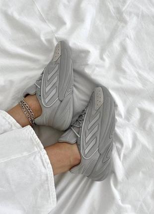 Высокое качество! женские кроссовки adidas ozelia grey7 фото