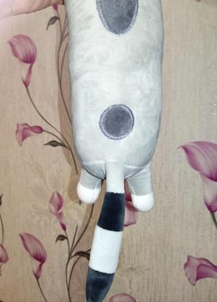 Кіт батон, подушка антистрес, іграшка м'яка, 50 см6 фото