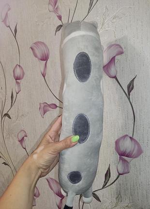 Кіт батон, подушка антистрес, іграшка м'яка, 50 см5 фото