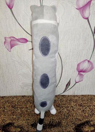 Кіт батон, подушка антистрес, іграшка м'яка, 50 см7 фото