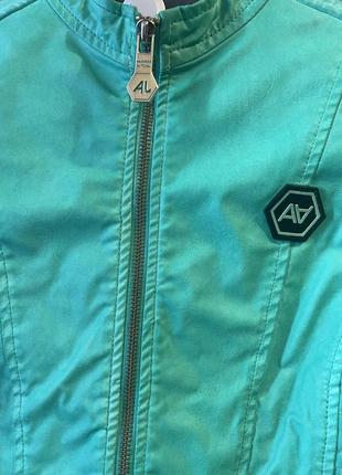 Куртка бренд амнезія amn оригінал колір тіфані2 фото