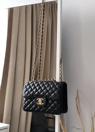 Chanel 2.55 black3 фото