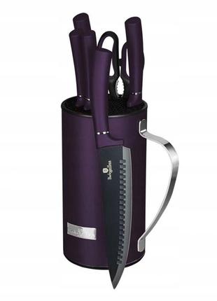 Набор ножей 7 предметов berlinger haus purple eclipse collection bh-2584