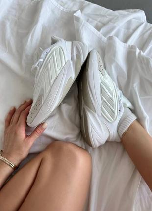 Высокое качество! женские кроссовки adidas ozelia white
