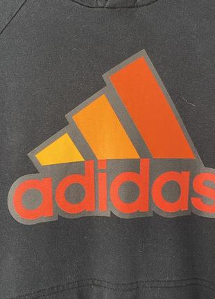 Чоловіче чорне худі adidas vintage3 фото