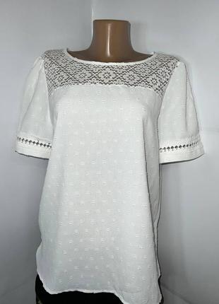 Блуза жіноча біла shein. l (48)1 фото