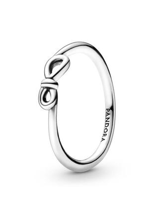 Серебряное кольцо пандора "символ бесконечности"1 фото
