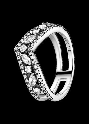 Серебряное кольцо пандора wishbone "маркиз"