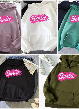 Свободное худи отличной посадки с капюшоном из трехнитки на флисе с накаткой размеры норма и батал