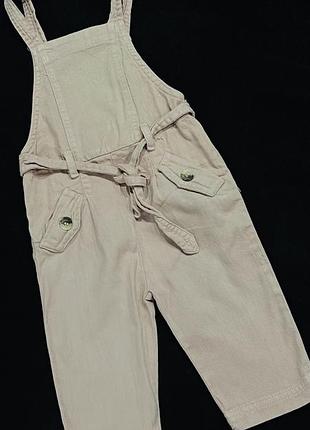 Коттоновый, качественный комбинезон, 9-12 месяцев