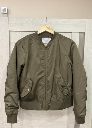 Бомбер pull&bear куртка l/mex 30 5