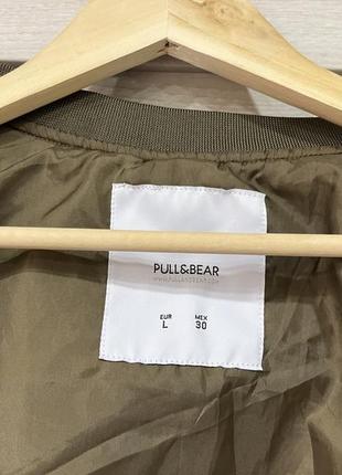 Бомбер pull&bear куртка l/mex 307 фото