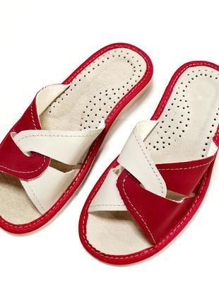 Тапочки тапки кожа