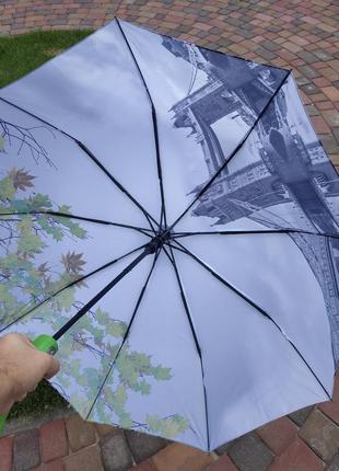 Зонт женский полуавтоматический сбор3 фото