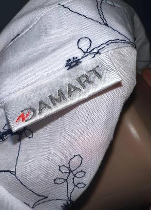 Рубашка женская белая damart, l(xl) 48-505 фото