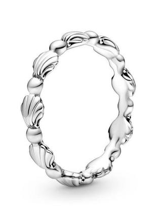 Серебряное кольцо рandora  "морские ракушки" 501 фото