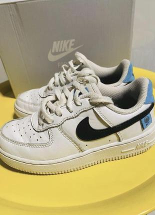 Кожаные  кроссовки nike force 1