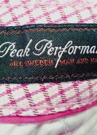 Шорти бермуди рожеві в дрібну карту 'peak performance' 48р7 фото